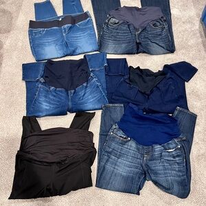Assorted Maternity Jeans and Leggings